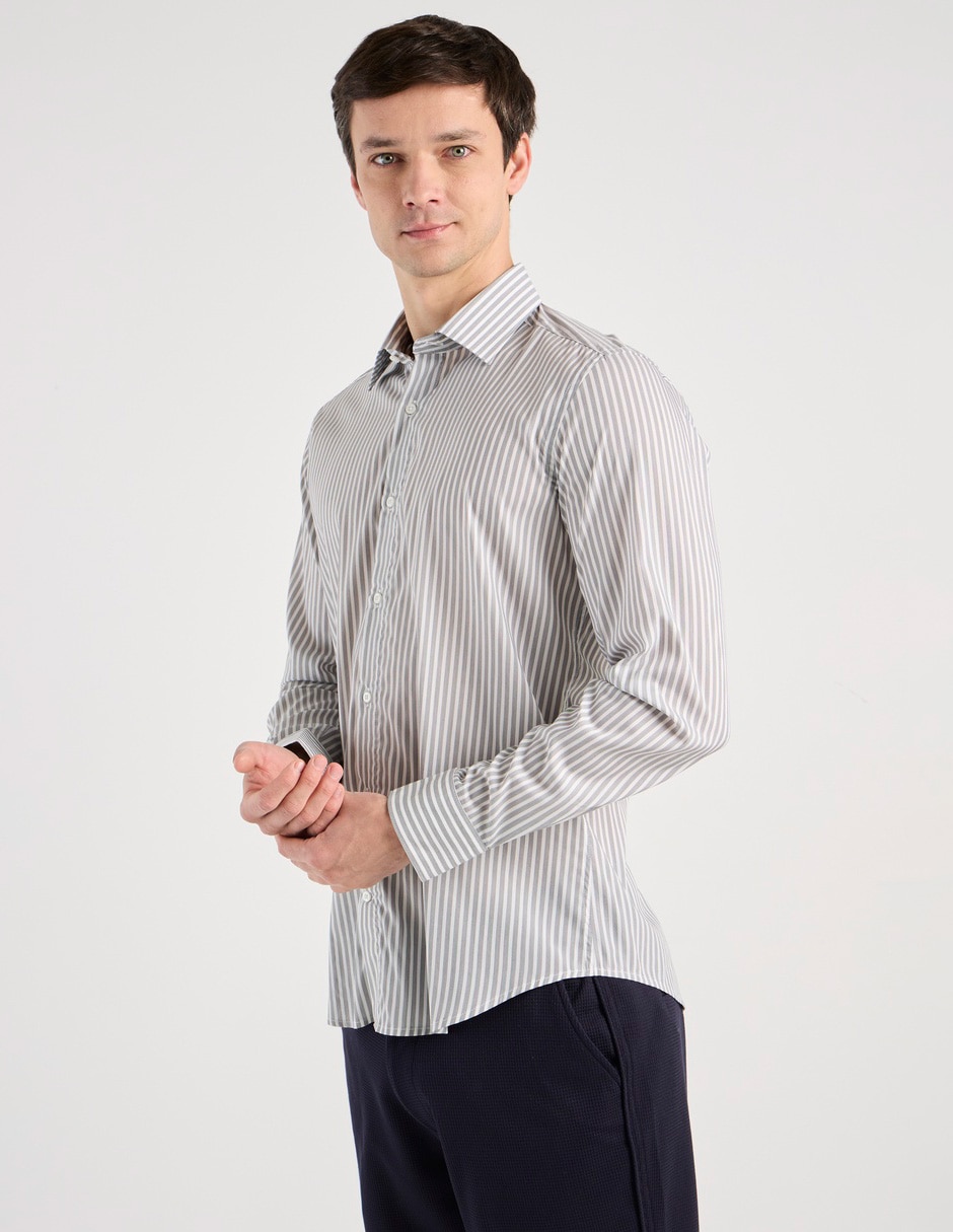 Camisa business casual manga larga para hombre Camisa business casual manga larga para hombre