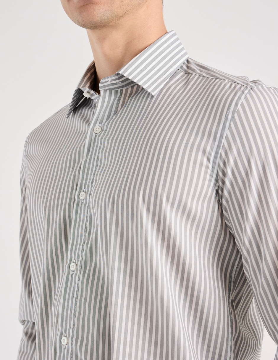 Camisa business casual manga larga para hombre 3