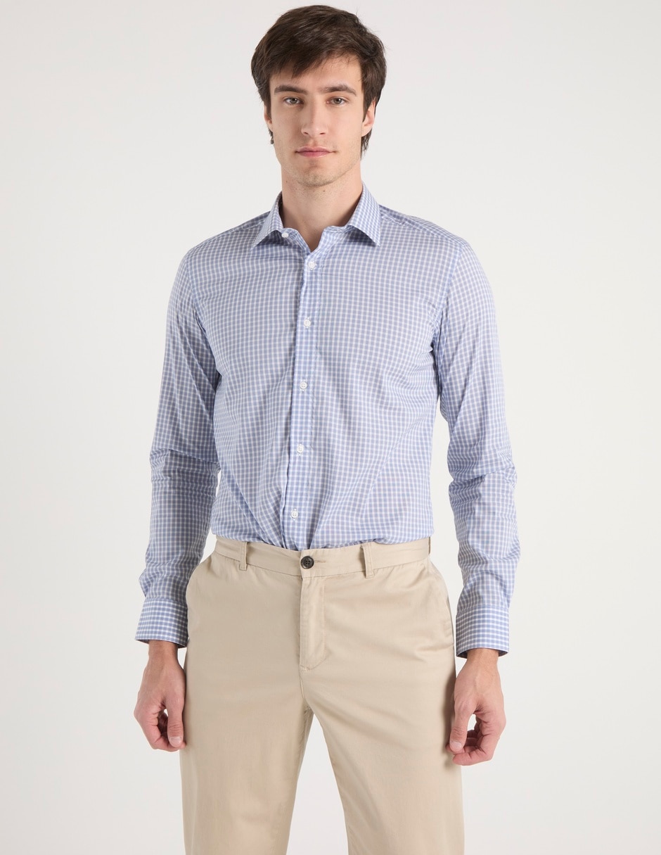 Camisa de vestir manga larga para hombre Camisa de vestir manga larga para hombre