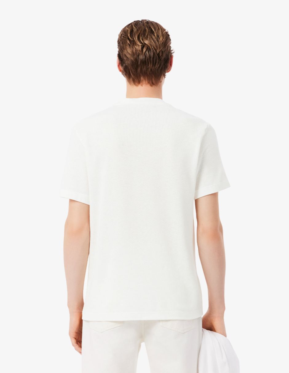 Playera Lacoste cuello redondo para hombre