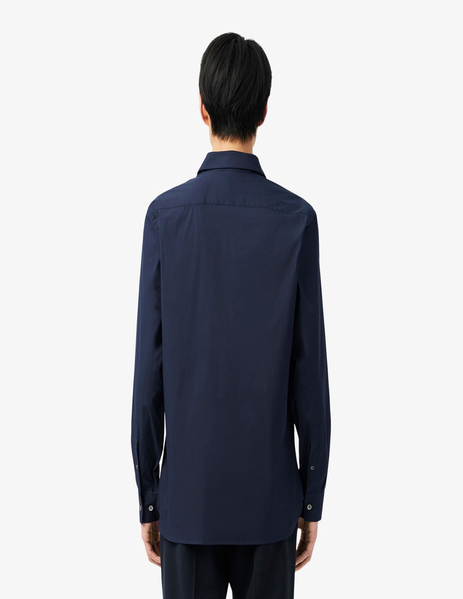 Camisa business casual manga larga para hombre 4