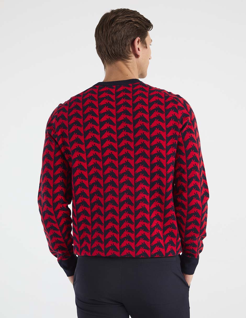 Suéter Brooks Brothers cuello redondo para hombre