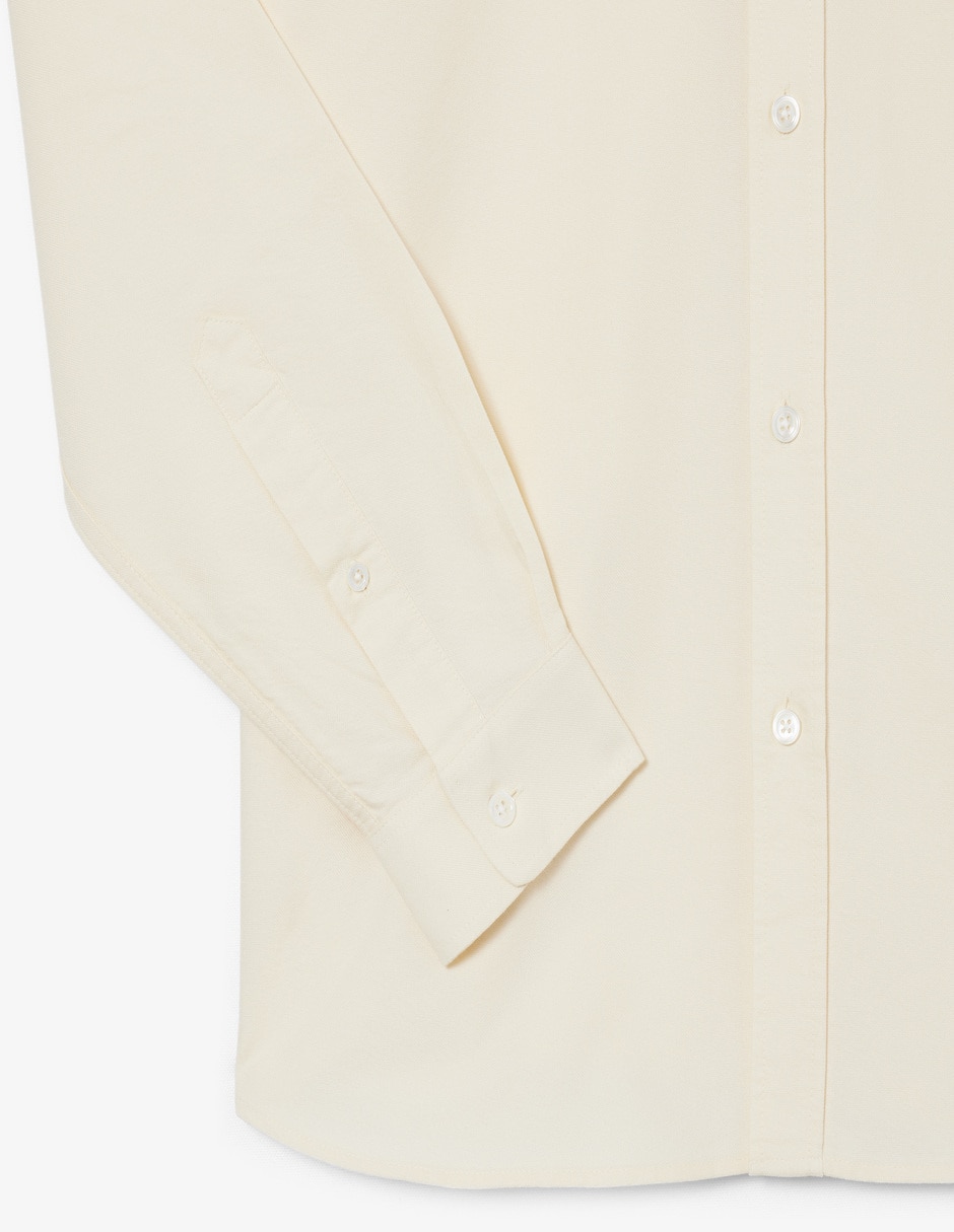 Camisa casual Lacoste de algodón manga larga para hombre
