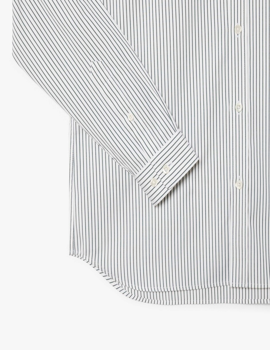 Camisa casual Lacoste de algodón manga larga para hombre