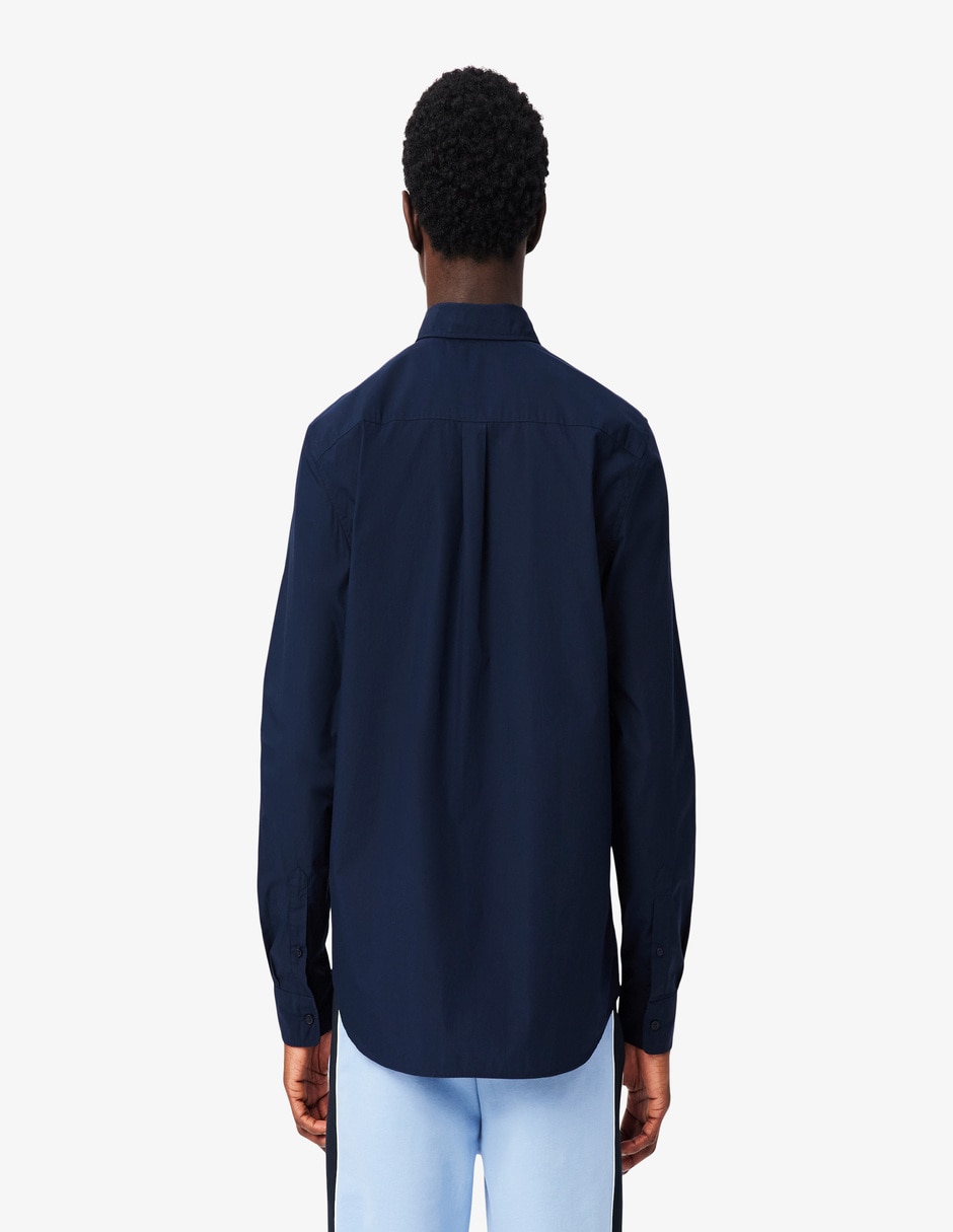 Camisa casual lacoste manga larga para hombre