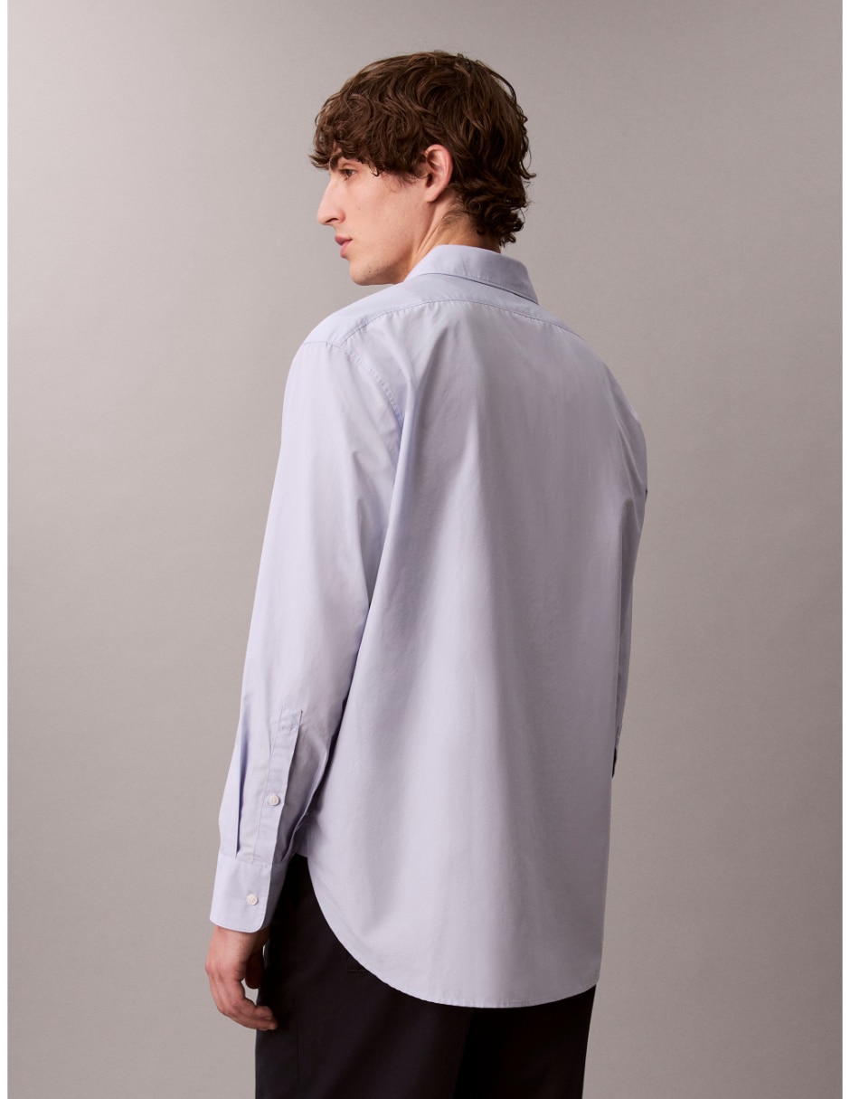 Camisa casual de algodón manga larga para hombre 2