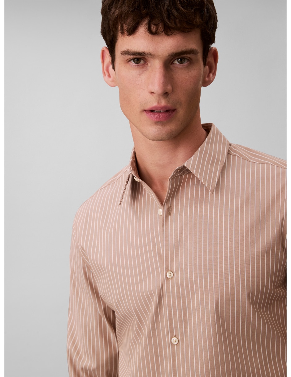 Camisa casual de algodón manga larga para hombre 3