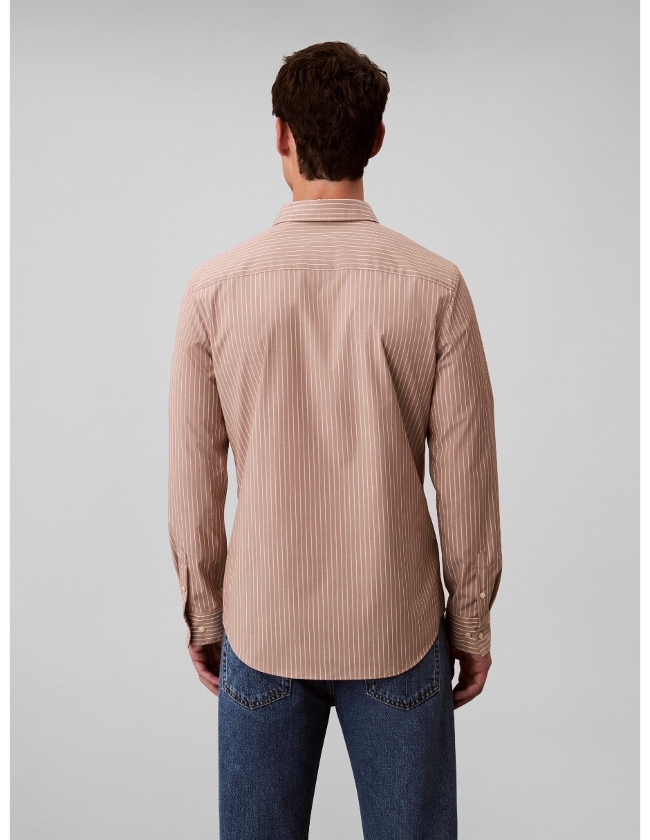 Camisa casual de algodón manga larga para hombre 2