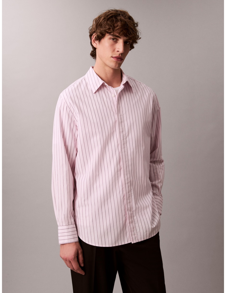 Camisa casual de algodón manga larga para hombre Camisa casual de algodón manga larga para hombre