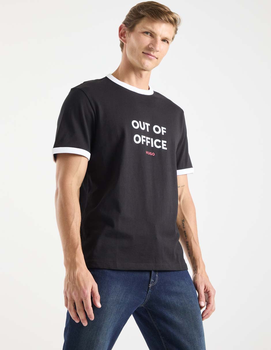 Playera cuello redondo para hombre