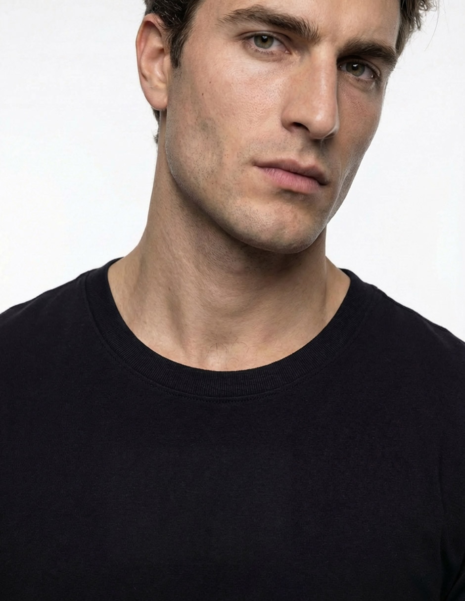 Playera cuello redondo para hombre 3