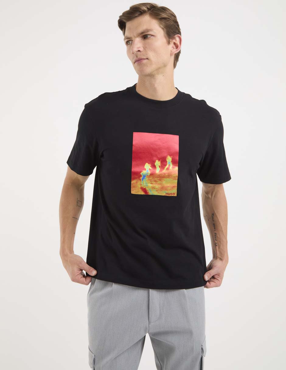 Playera cuello redondo para hombre