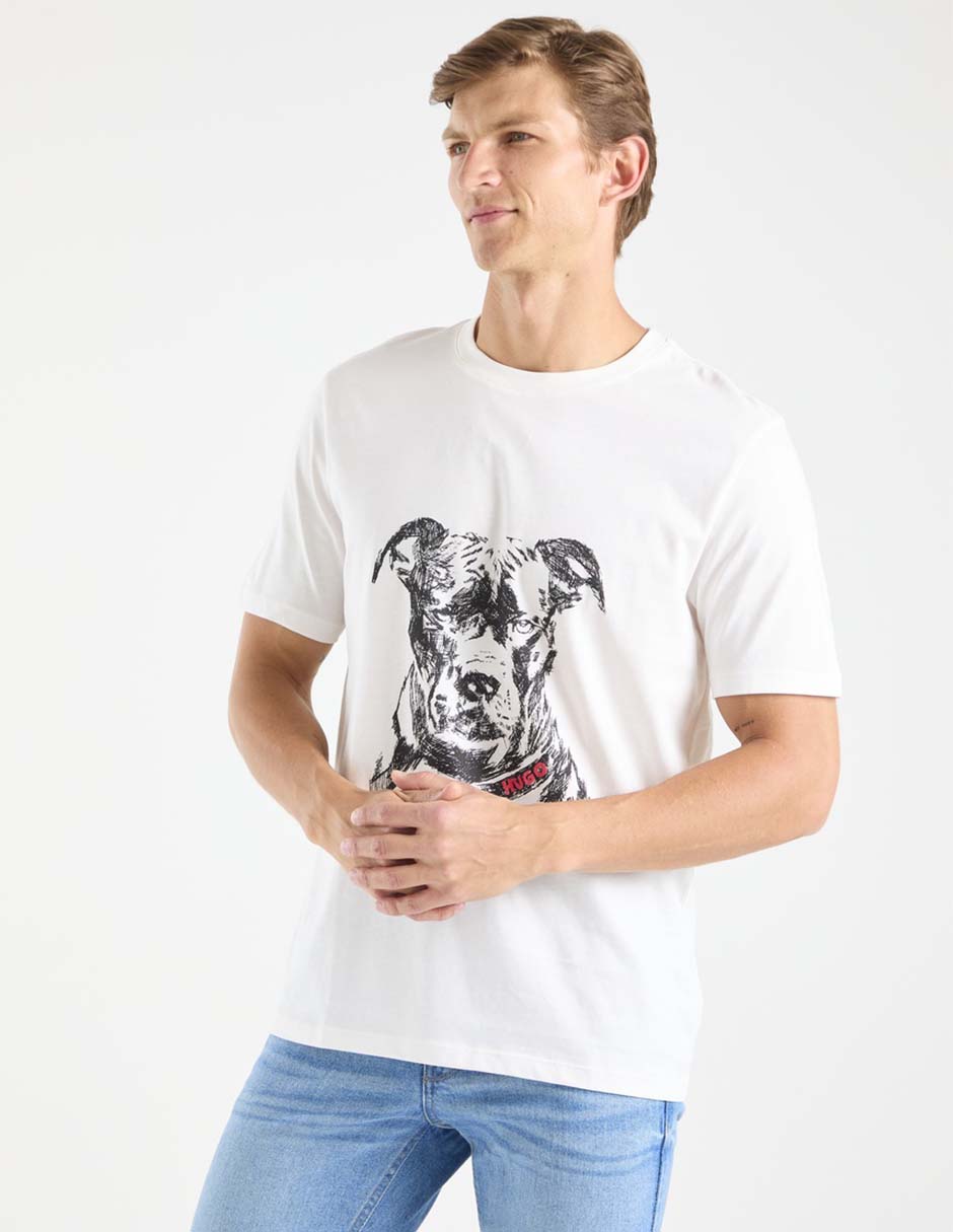 Playera cuello redondo para hombre