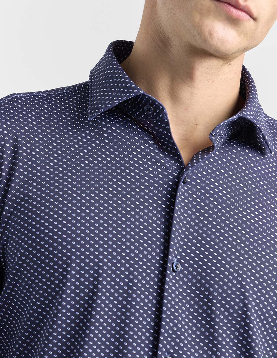 Camisa casual manga larga para hombre