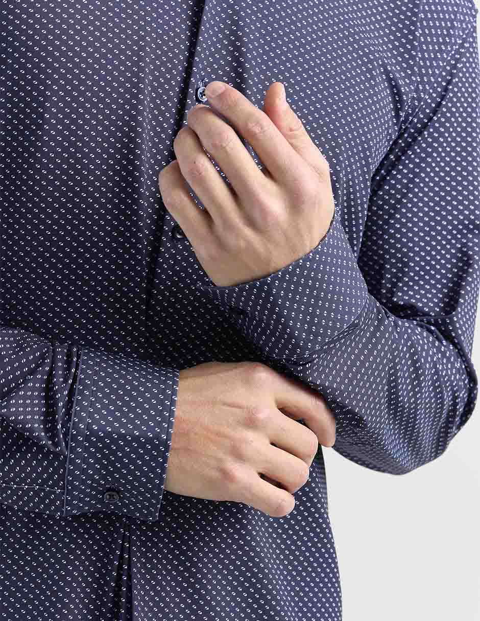 Camisa casual manga larga para hombre