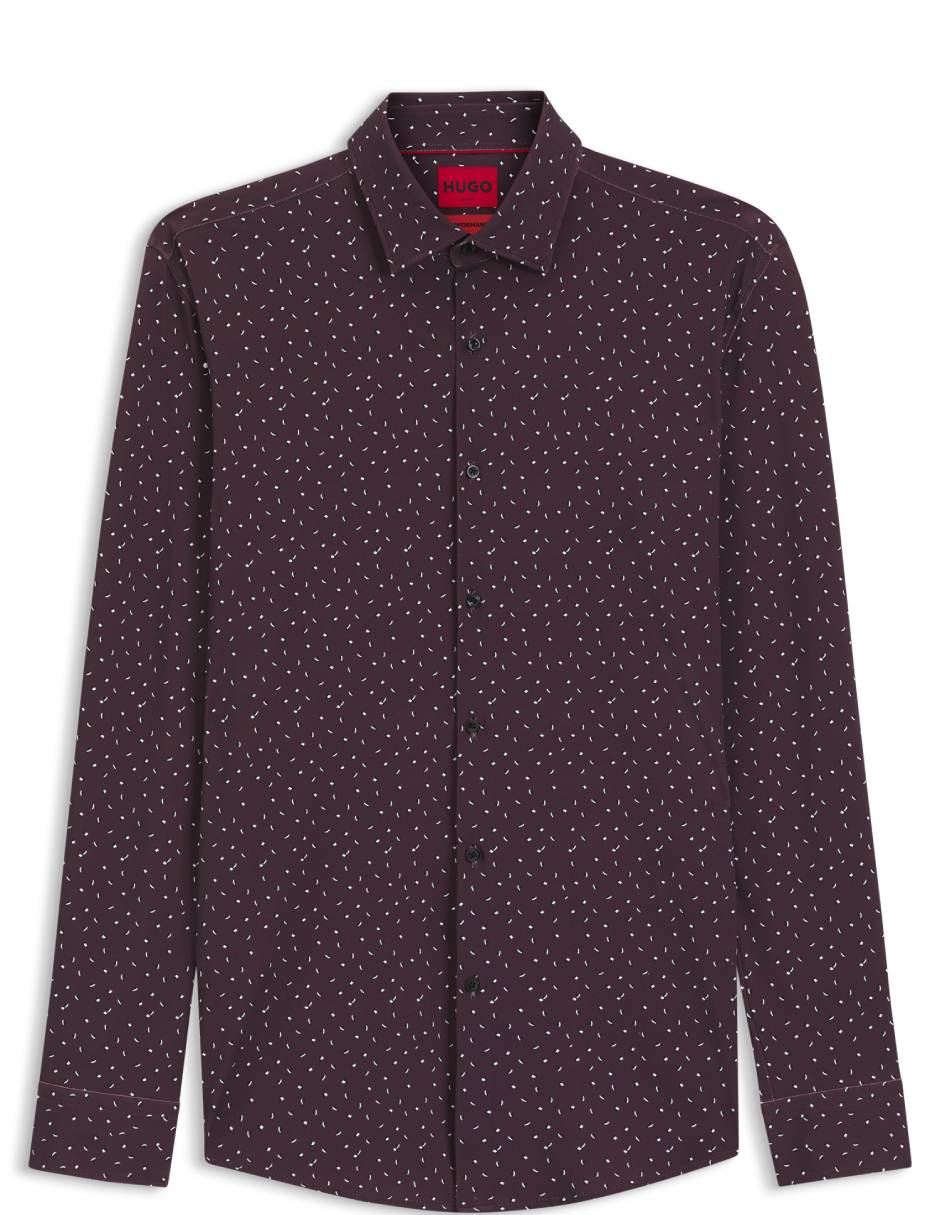 Camisa casual manga larga para hombre 2
