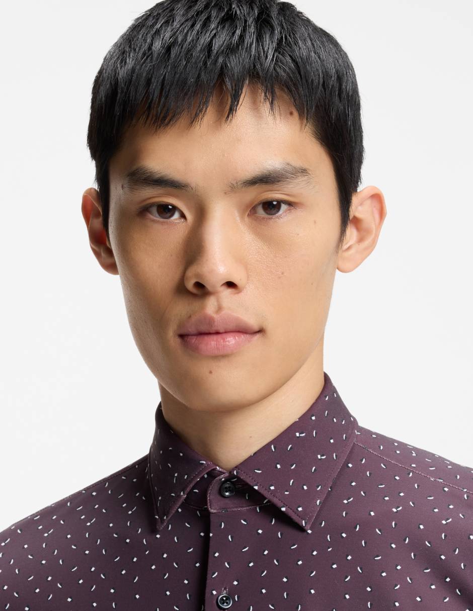 Camisa casual manga larga para hombre 4