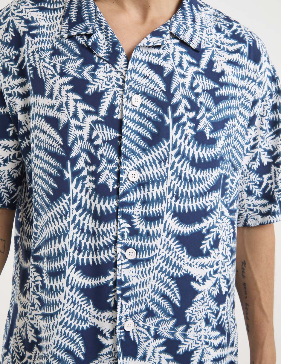 Camisa playa manga corta para hombre 4