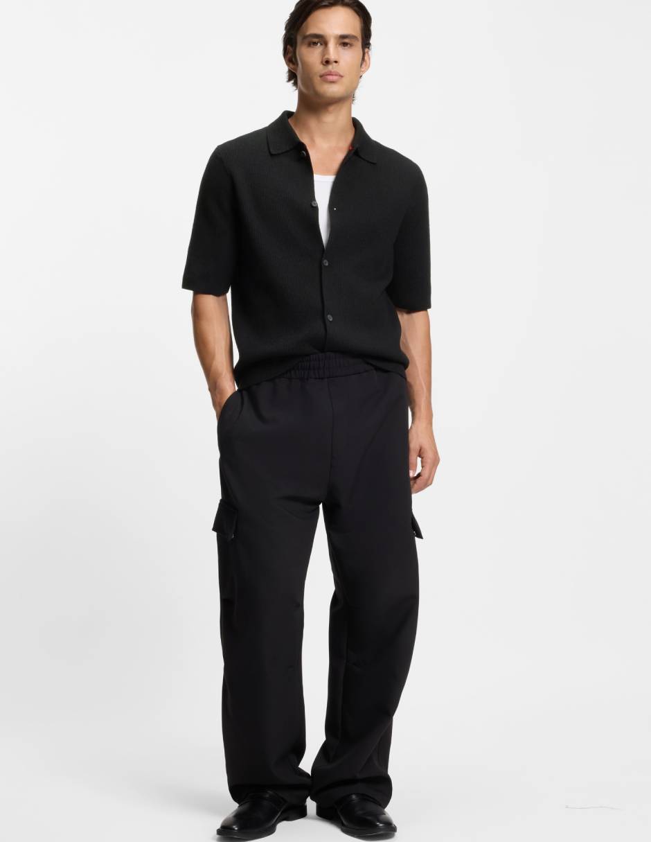 Sobrecamisa casual manga corta para hombre 3