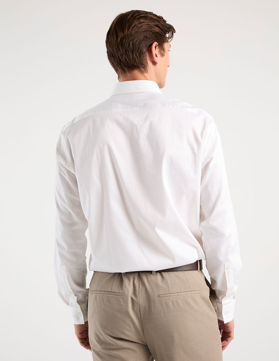 Camisa de vestir Hugo de algodón manga larga para hombre