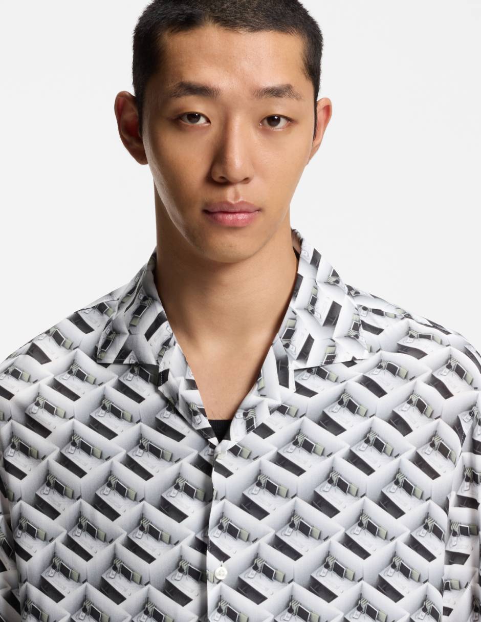 Camisa casual Hugo manga corta para hombre