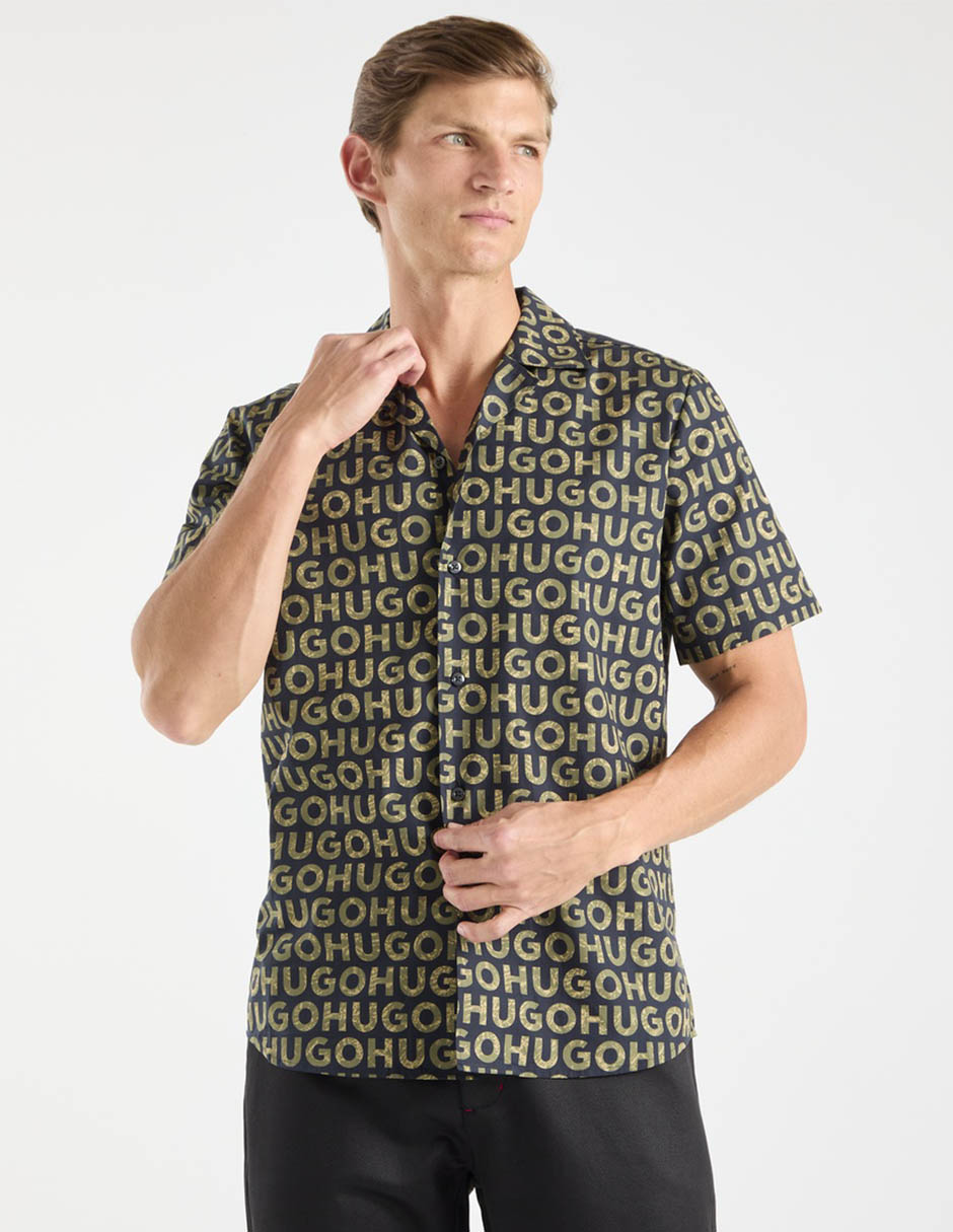 Camisa casual de algodón manga corta para hombre Camisa casual de algodón manga corta para hombre
