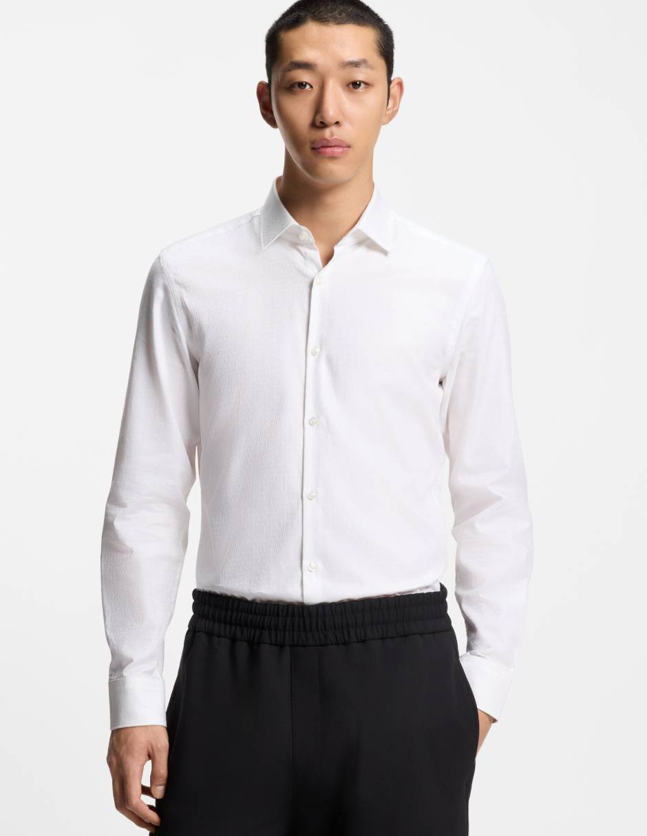 Camisa casual manga larga para hombre