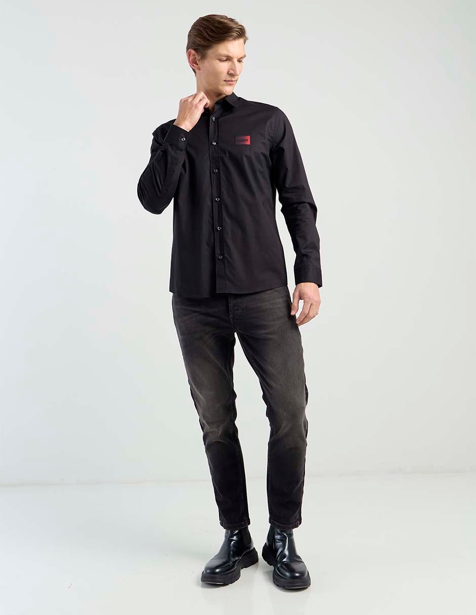 Camisa casual de algodón manga larga para hombre 3
