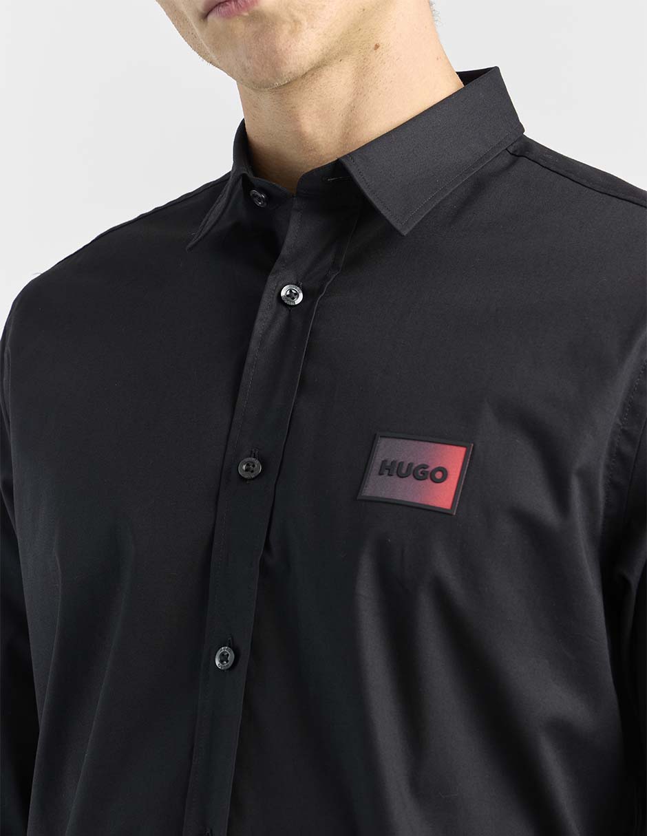 Camisa casual de algodón manga larga para hombre 4