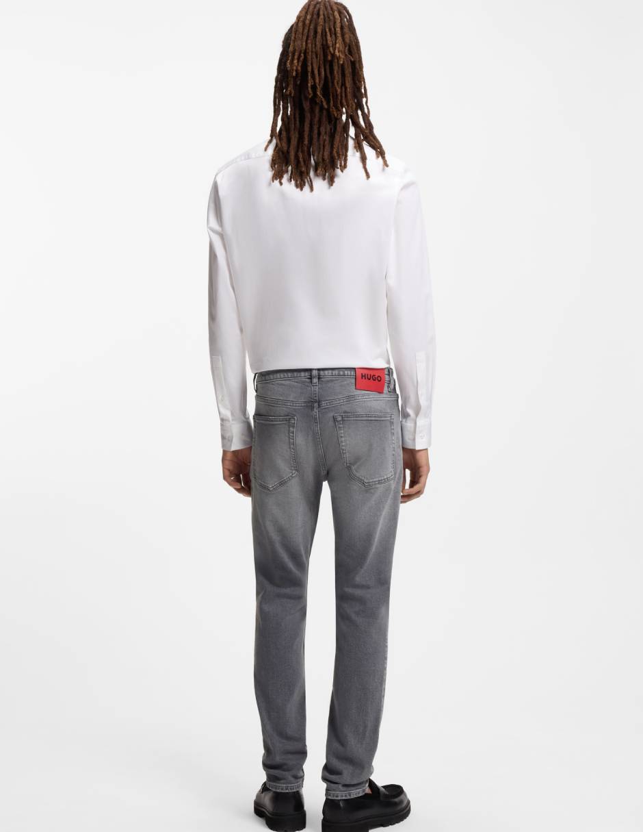 Jeans ultra skinny Hugo lavado medio para hombre