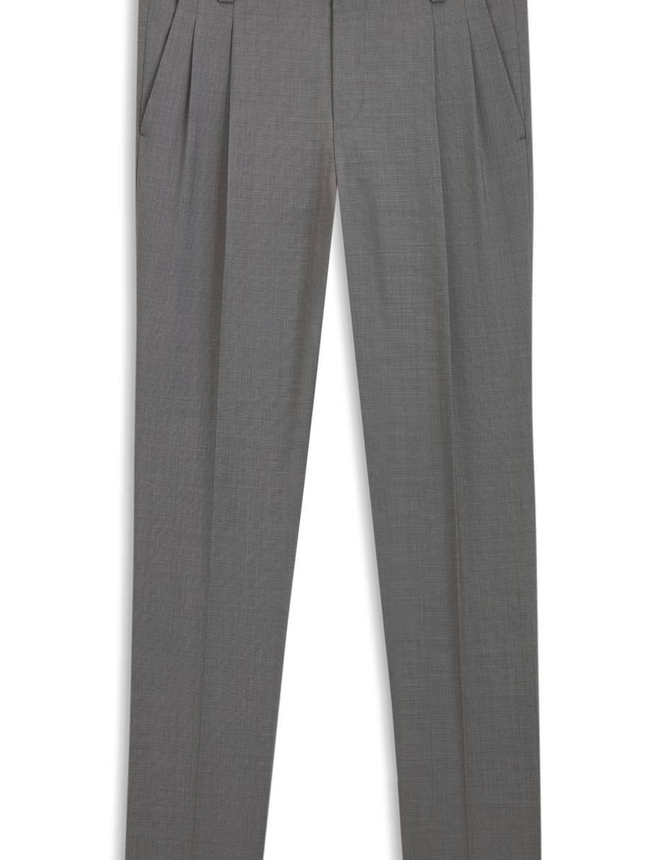 Pantalón bussines casual de vestir slim Hugo de lana para hombre