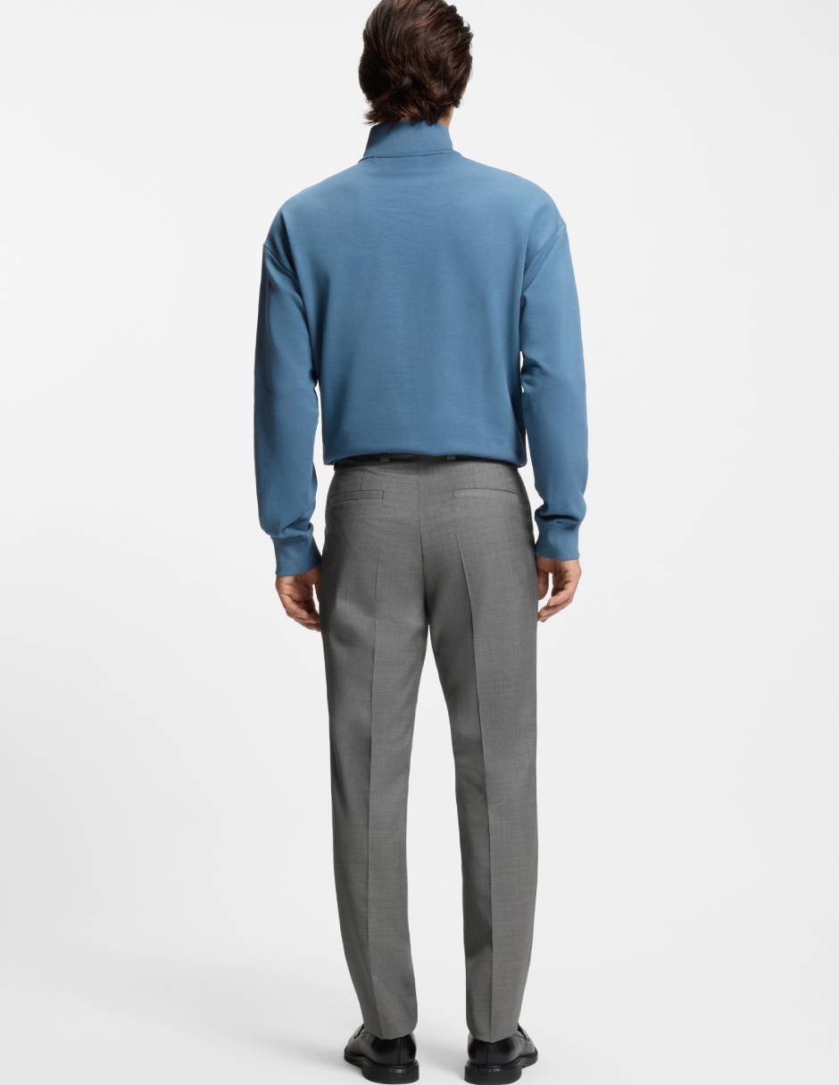 Pantalón bussines casual de vestir slim Hugo de lana para hombre
