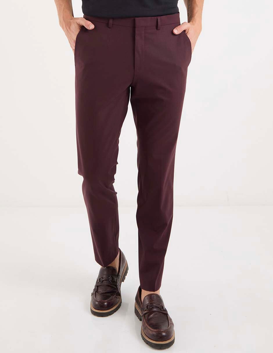 Pantalón business casual slim para hombre