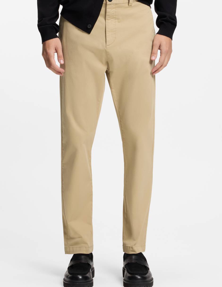 Pantalón casual slim de algodón para hombre Pantalón casual slim de algodón para hombre