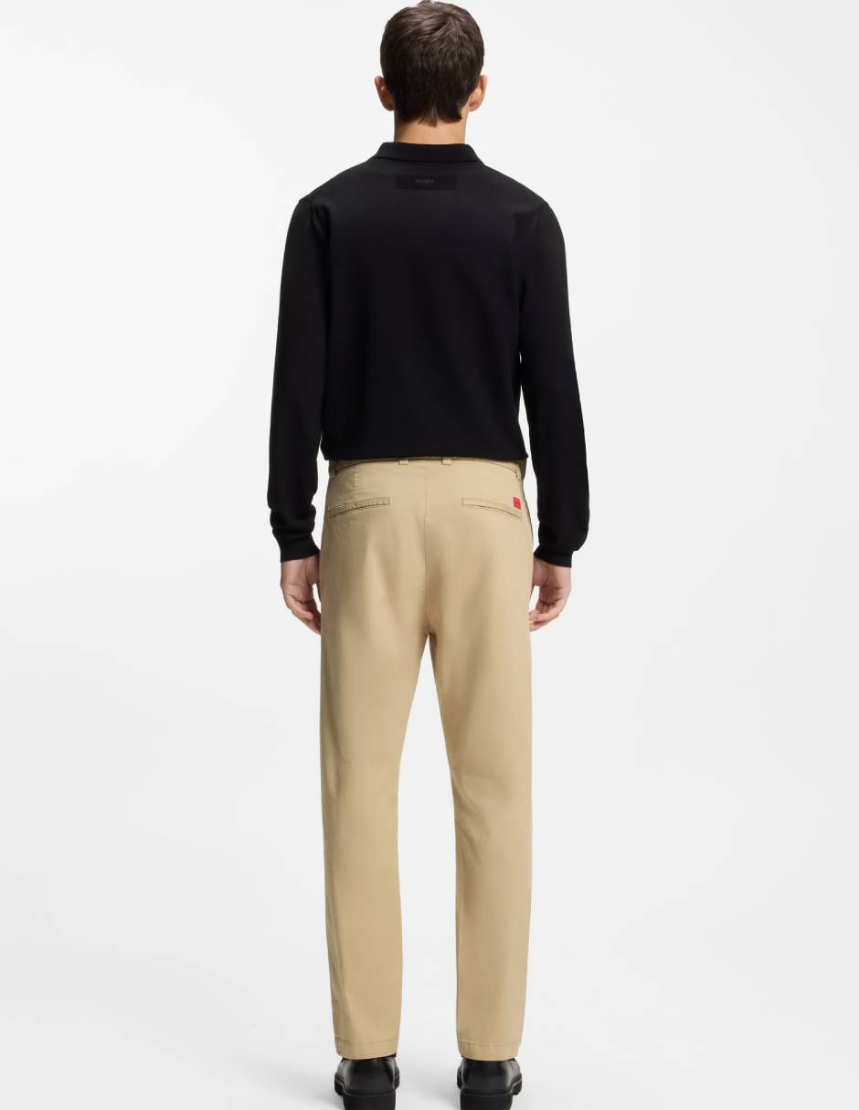 Pantalón casual slim Hugo de algodón para hombre
