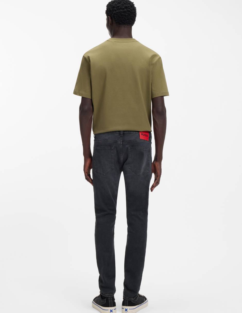 Jeans super skinny Hugo lavado medio para hombre
