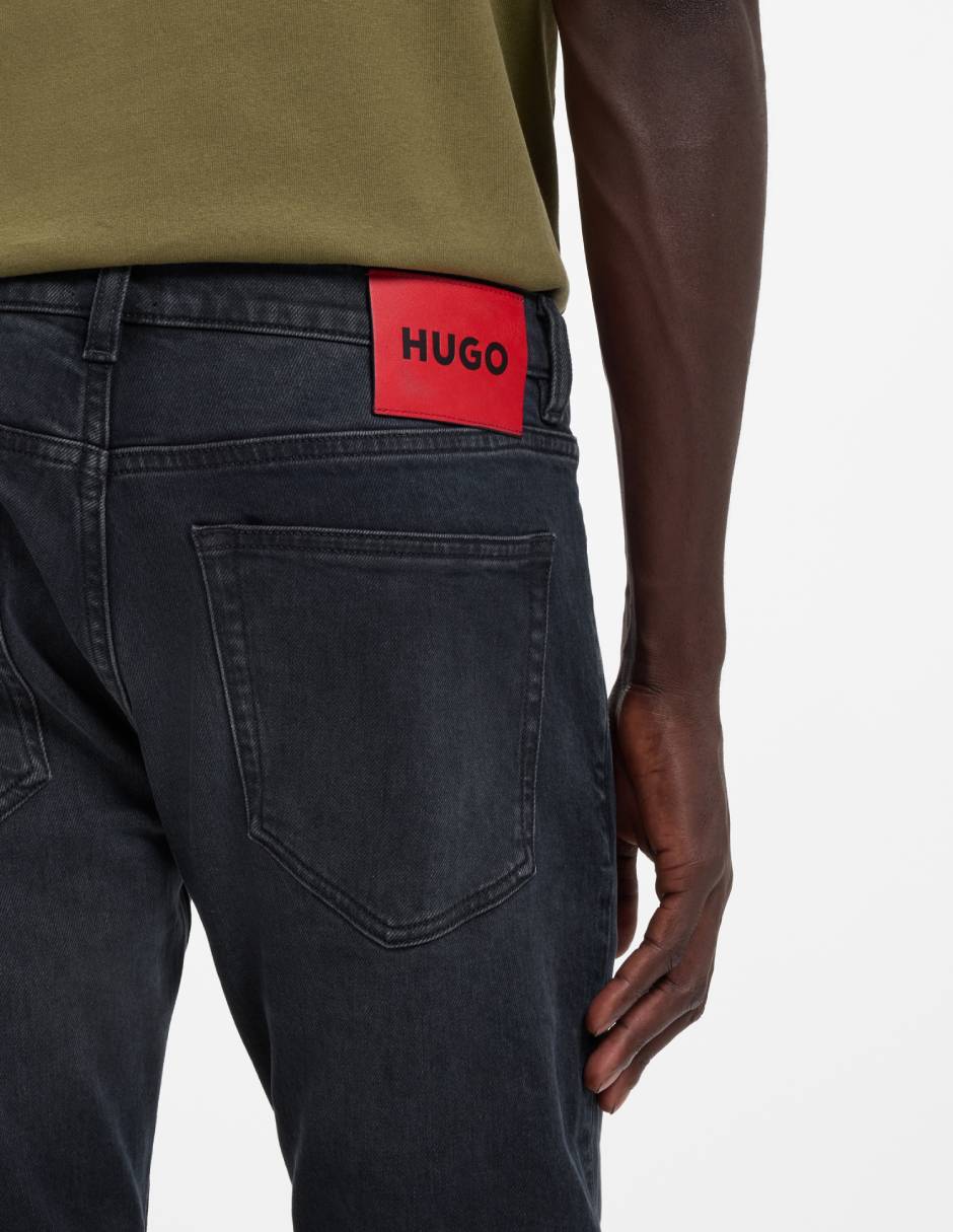 Jeans super skinny Hugo lavado medio para hombre