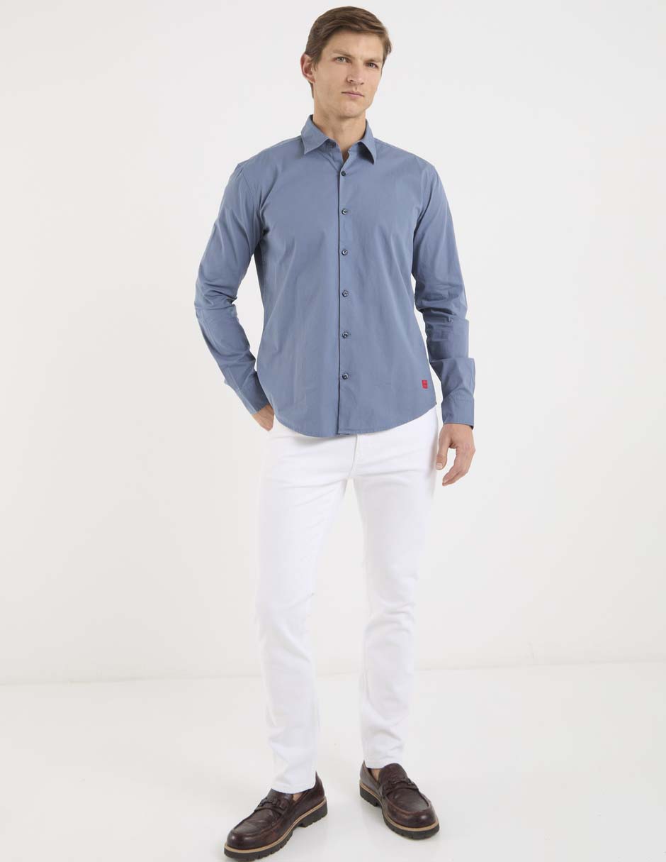Jeans slim Hugo lavado claro para hombre