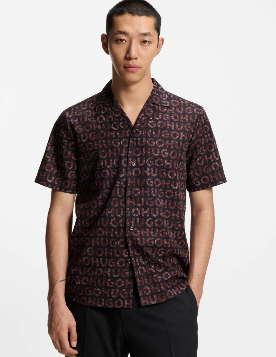 Camisa casual de algodón manga corta para hombre Camisa casual de algodón manga corta para hombre