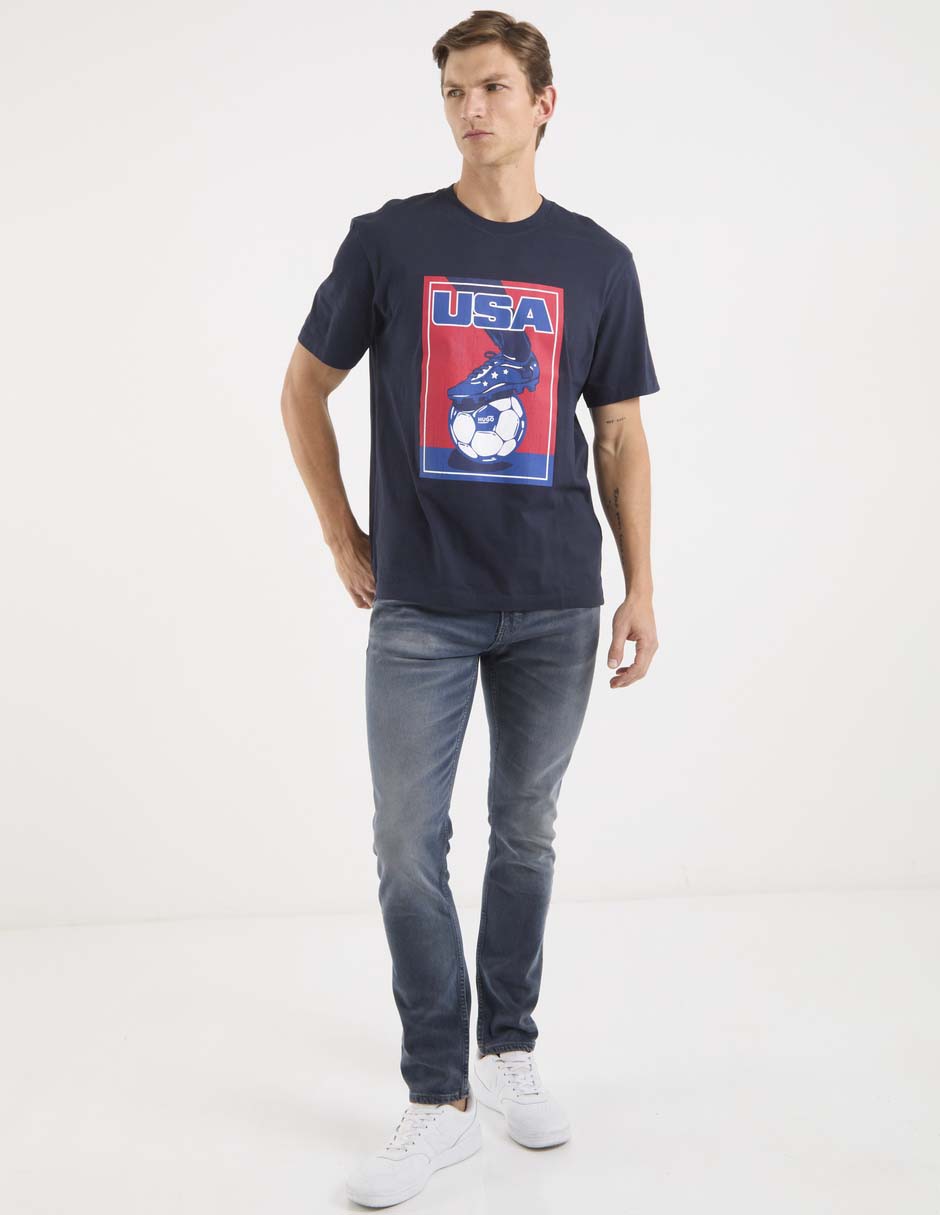 Jeans slim Hugo deslavado para hombre