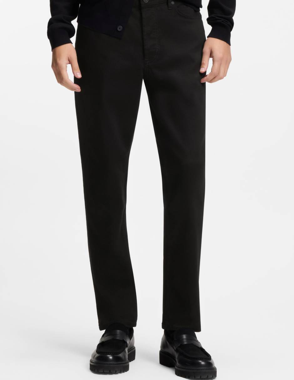 Jeans straight lavado medio para hombre