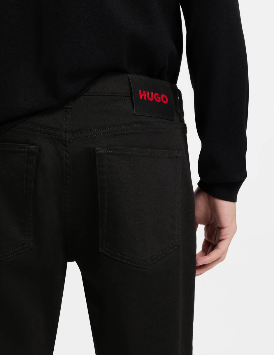 Jeans straight Hugo lavado medio para hombre