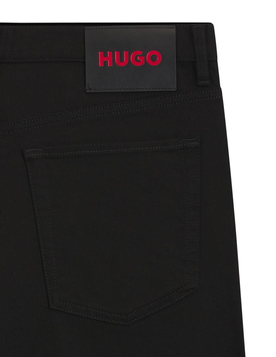 Jeans straight Hugo lavado medio para hombre