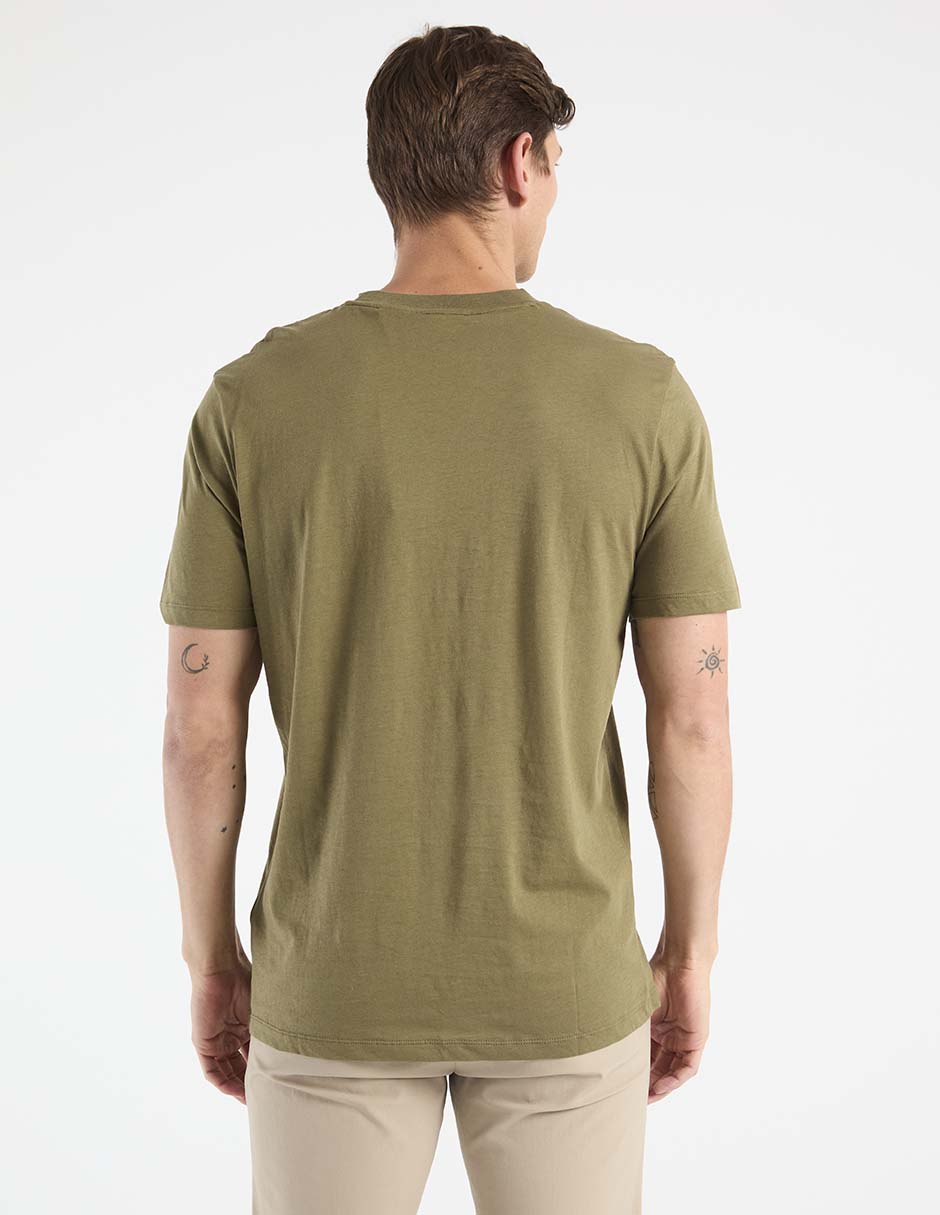 Playera cuello redondo para hombre 4
