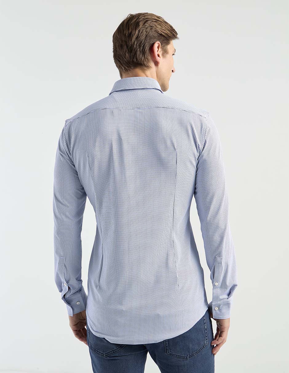 Camisa casual Hugo manga larga para hombre