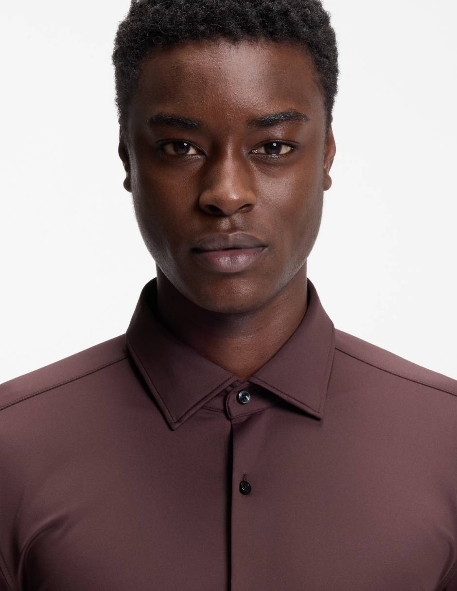 Camisa casual Hugo manga larga para hombre