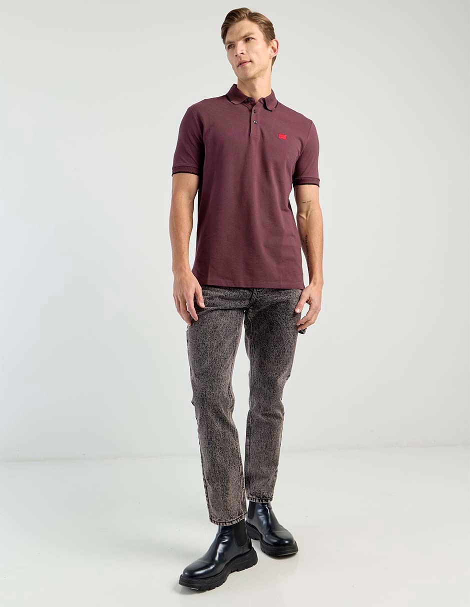 Playera tipo polo Hugo para hombre