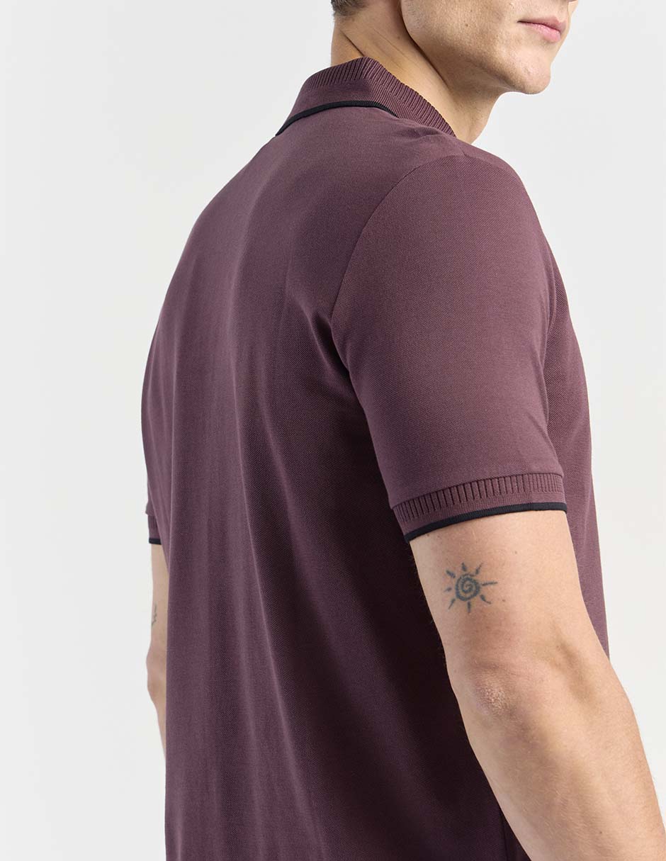 Playera tipo polo Hugo para hombre