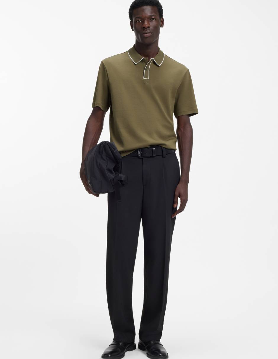 Playera tipo polo Hugo para hombre