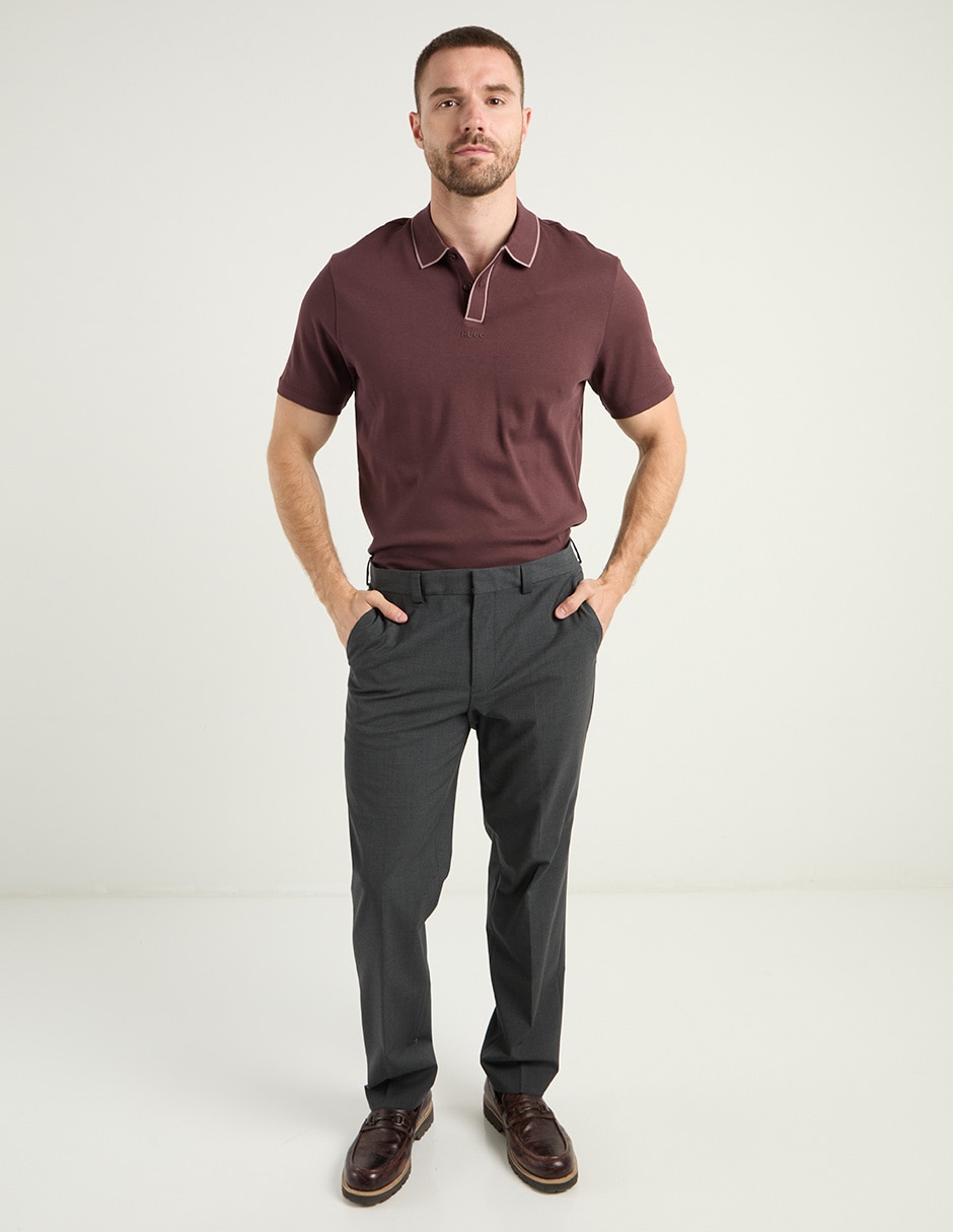 Playera tipo polo Hugo para hombre